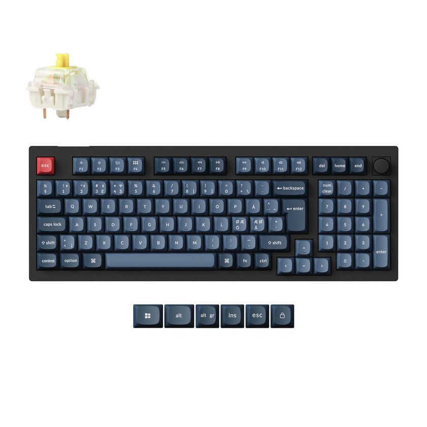 Keychron V5 Max QMK Wireless Custom Mechanical Keyboard ISO Layout Collection New Arrival