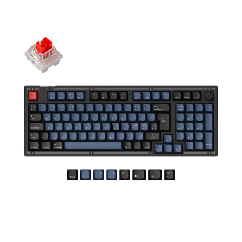 Keychron V5 QMK Custom Mechanical Keyboard ISO Layout Collection On Sale