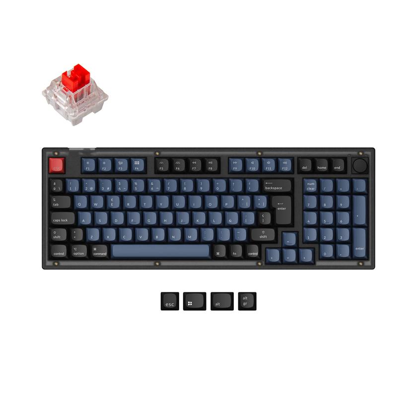 Keychron V5 QMK Custom Mechanical Keyboard ISO Layout Collection On Sale