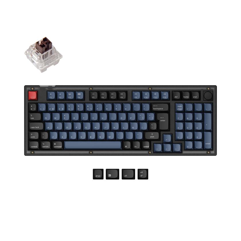 Keychron V5 QMK Custom Mechanical Keyboard ISO Layout Collection On Sale