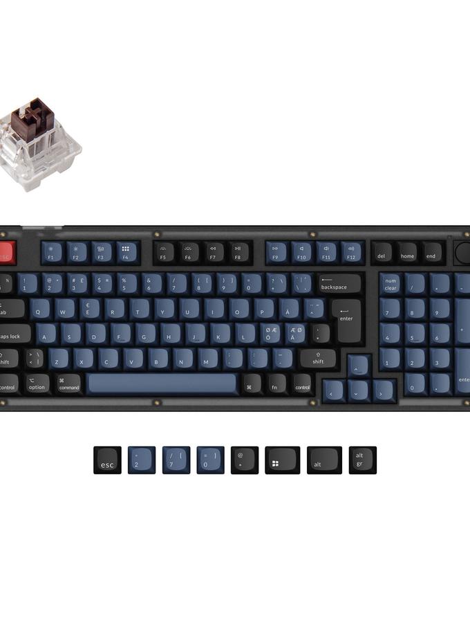 Keychron V5 QMK Custom Mechanical Keyboard ISO Layout Collection On Sale