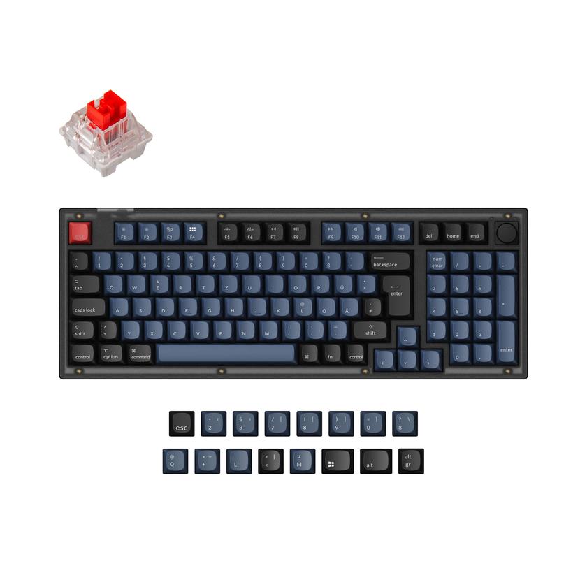 Keychron V5 QMK Custom Mechanical Keyboard ISO Layout Collection On Sale