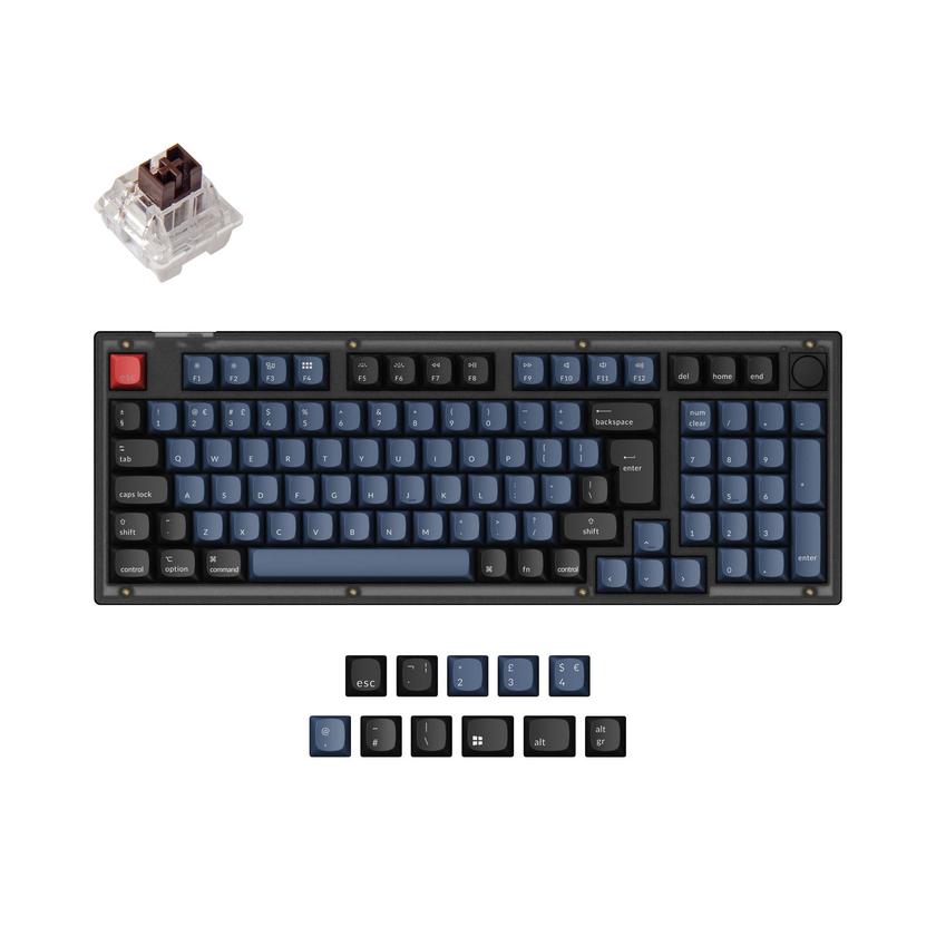 Keychron V5 QMK Custom Mechanical Keyboard ISO Layout Collection On Sale