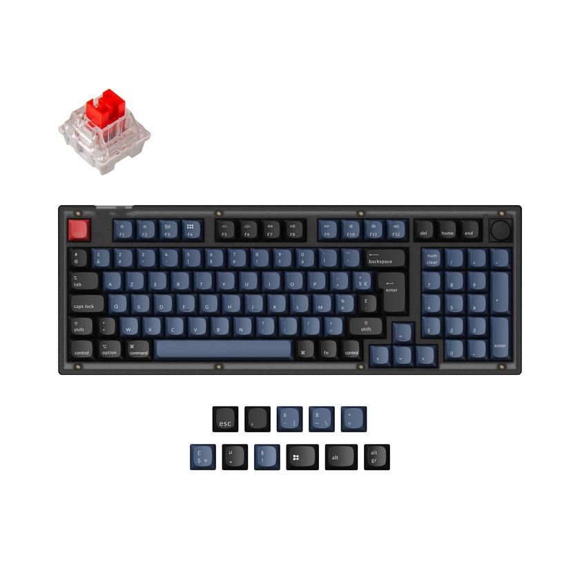 Keychron V5 QMK Custom Mechanical Keyboard ISO Layout Collection On Sale