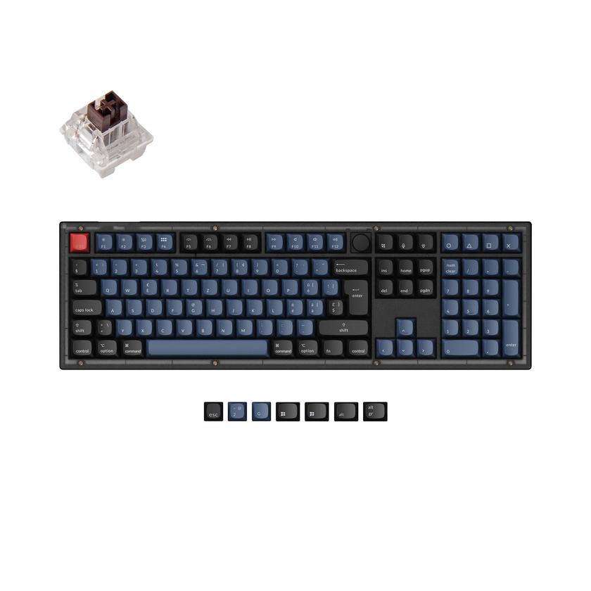 Keychron V6 QMK Custom Mechanical Keyboard ISO Layout Collection High Quality