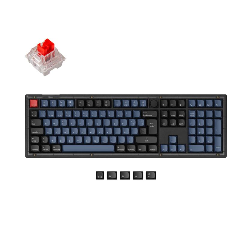 Keychron V6 QMK Custom Mechanical Keyboard ISO Layout Collection High Quality