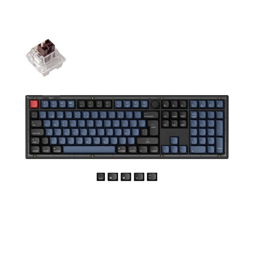 Keychron V6 QMK Custom Mechanical Keyboard ISO Layout Collection High Quality