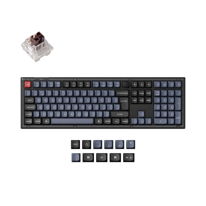 Keychron V6 QMK Custom Mechanical Keyboard ISO Layout Collection High Quality