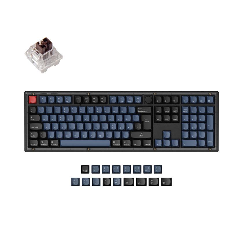 Keychron V6 QMK Custom Mechanical Keyboard ISO Layout Collection High Quality