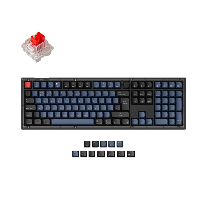 Keychron V6 QMK Custom Mechanical Keyboard ISO Layout Collection High Quality