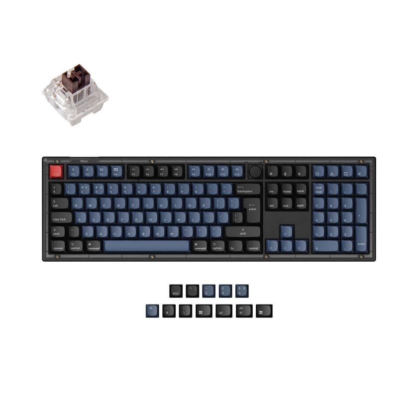 Keychron V6 QMK Custom Mechanical Keyboard ISO Layout Collection High Quality