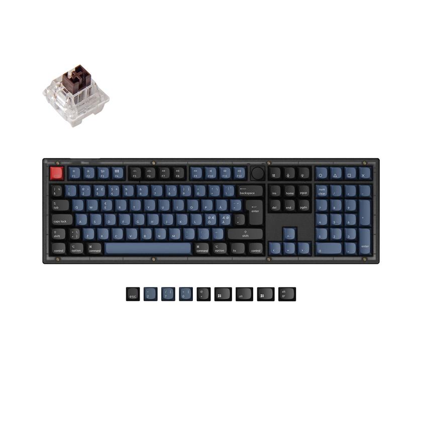 Keychron V6 QMK Custom Mechanical Keyboard ISO Layout Collection High Quality