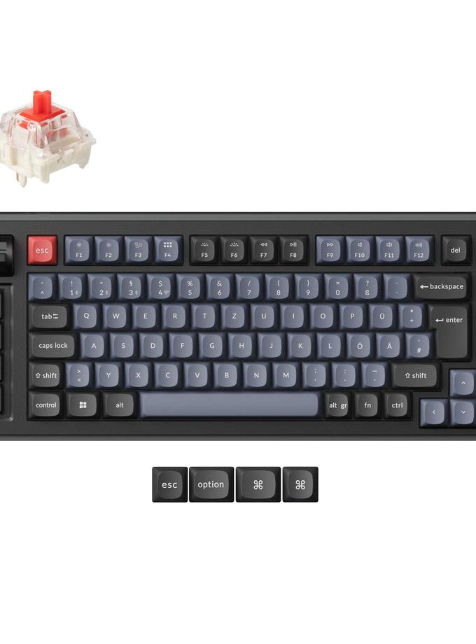 Lemokey L1 QMK Wireless Custom Mechanical Keyboard ISO Layout Collection Same Day Delivery