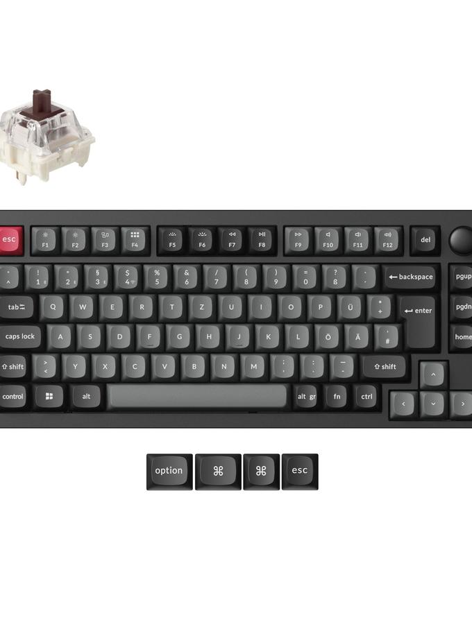 Lemokey P1 QMK Wireless Custom Mechanical Keyboard ISO Layout Collection Same Day Delivery