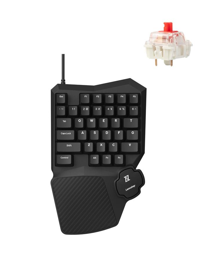 Lemokey X0 QMK Wired Mechanical Gaming Keypad On Sale