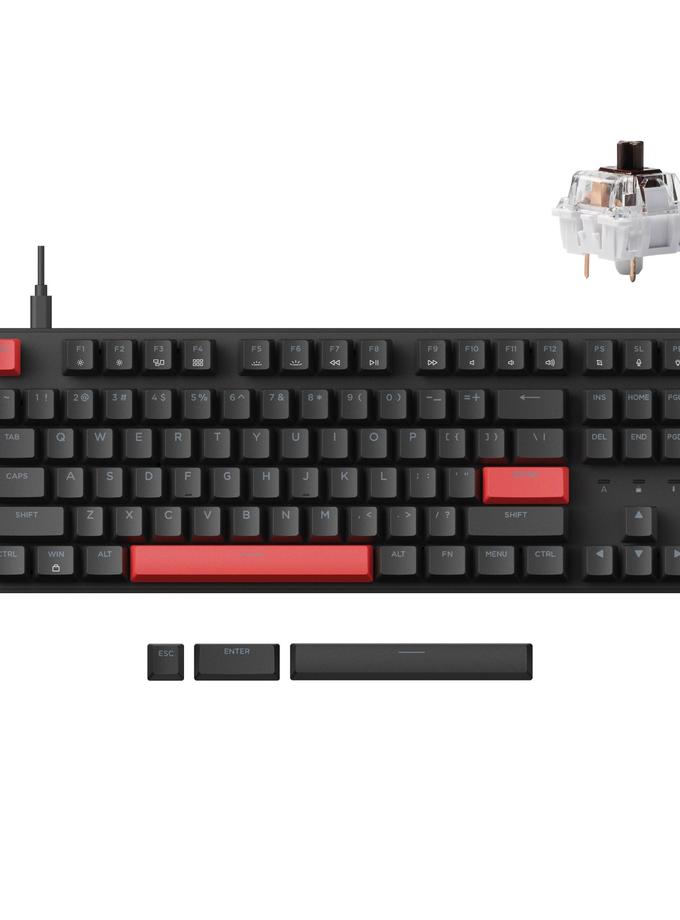 Lemokey X1 QMK/VIA Wired Mechanical Keyboard Best Seller