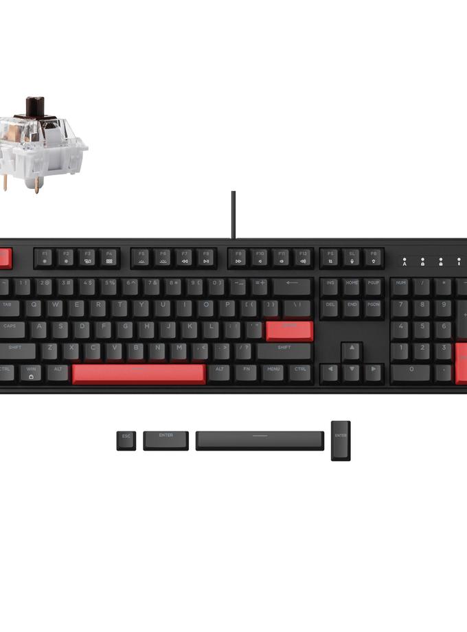 Lemokey X3 QMK/VIA Wired Mechanical Keyboard New Arrival