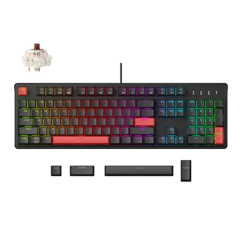 Lemokey X3 QMK/VIA Wired Mechanical Keyboard New Arrival