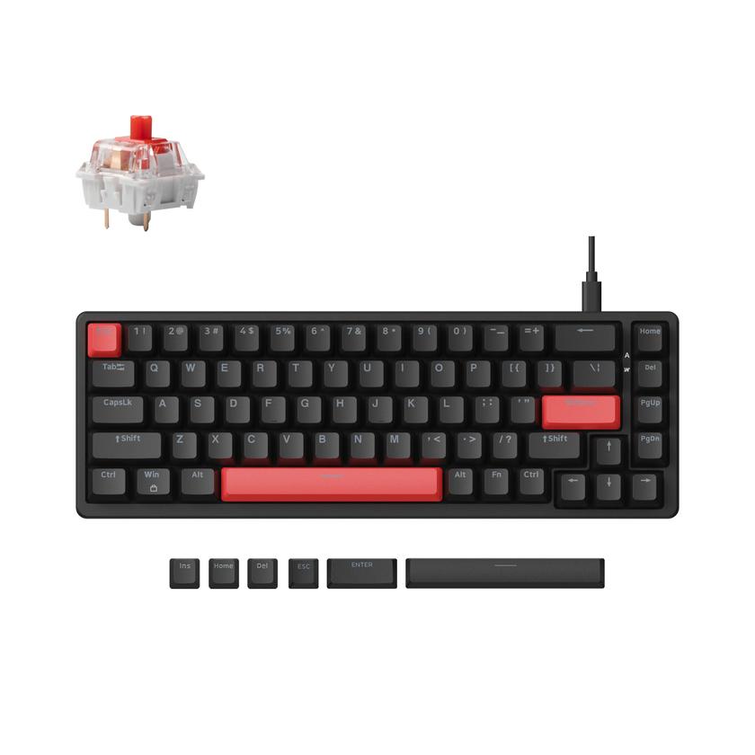 Lemokey X6 QMK Wired Mechanical Keyboard New Arrival