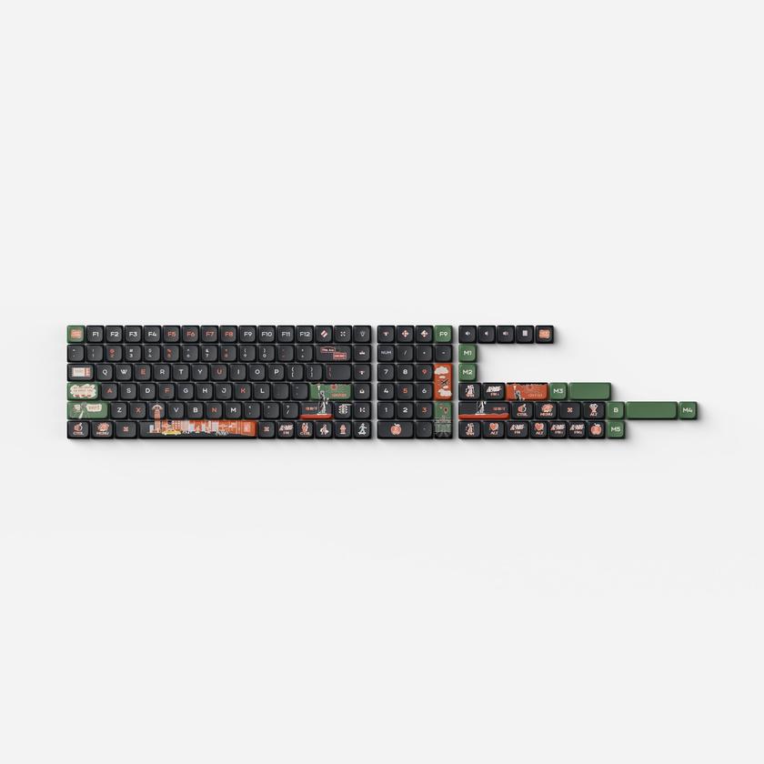 Low Profile LSA Dye-Sub PBT Full Set Keycap Set - New York On Sale