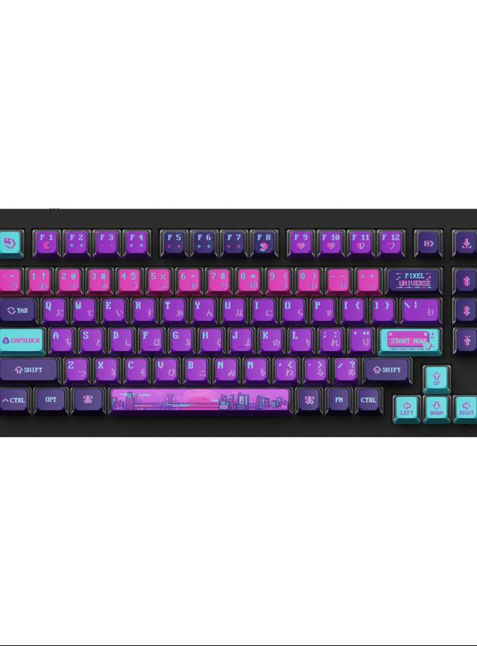 OEM Dye-Sub PBT Full Set Keycap Set - Pixel Universe New Arrival