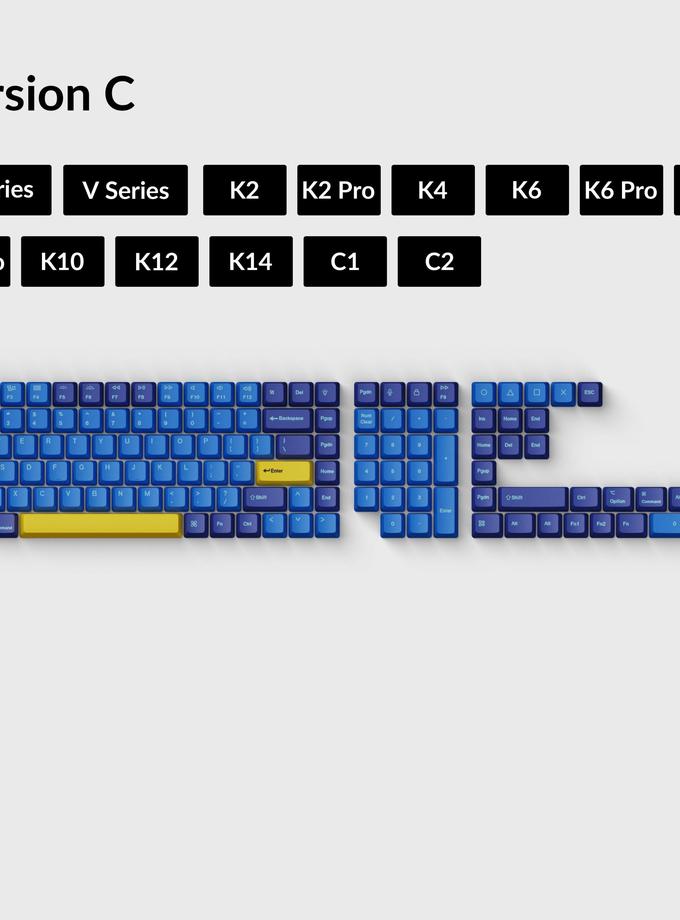 OEM Dye-Sub PBT Keycap Set - Beach High Quality