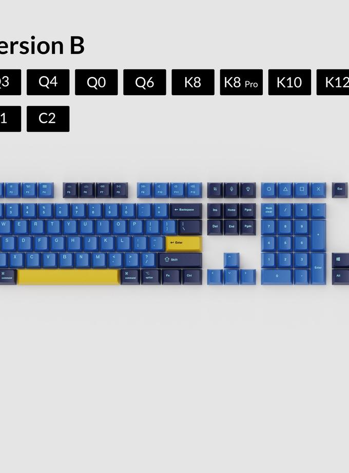 OEM Dye-Sub PBT Keycap Set - Beach High Quality