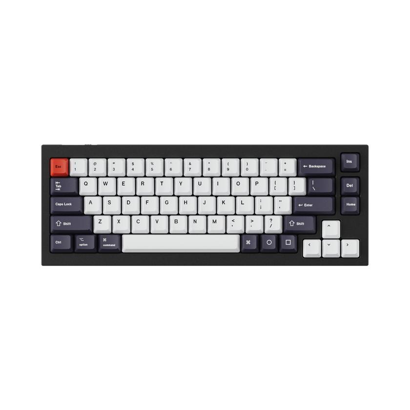 OEM Dye-Sub PBT Keycap Set - Bluish Black White Best Seller