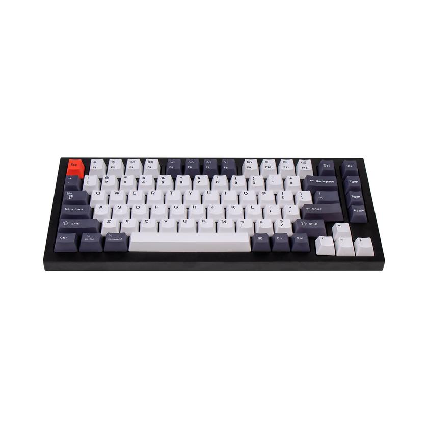 OEM Dye-Sub PBT Keycap Set - Bluish Black White Best Seller