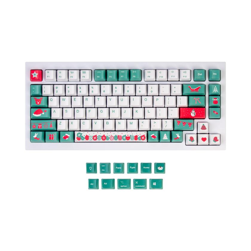 OEM Dye-Sub PBT Keycap Set - Christmas Tree New Arrival