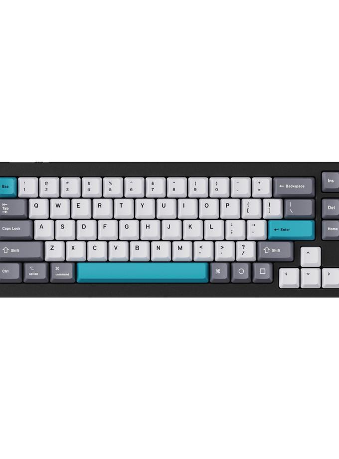 OEM Dye-Sub PBT Keycap Set - Grey White Blue Best Seller