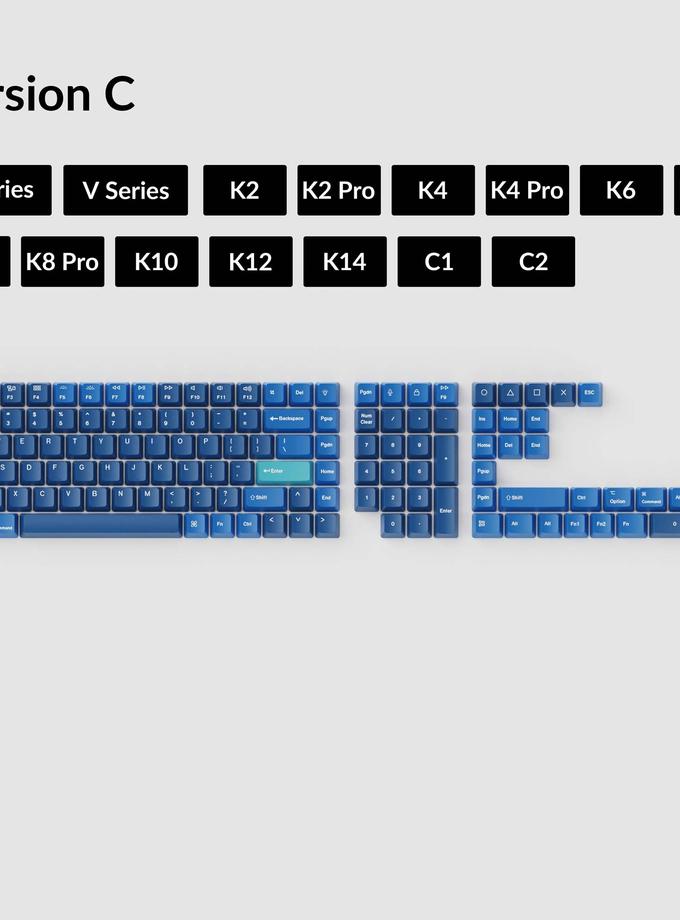 OEM Dye-Sub PBT Keycap Set - Ocean Best Buy