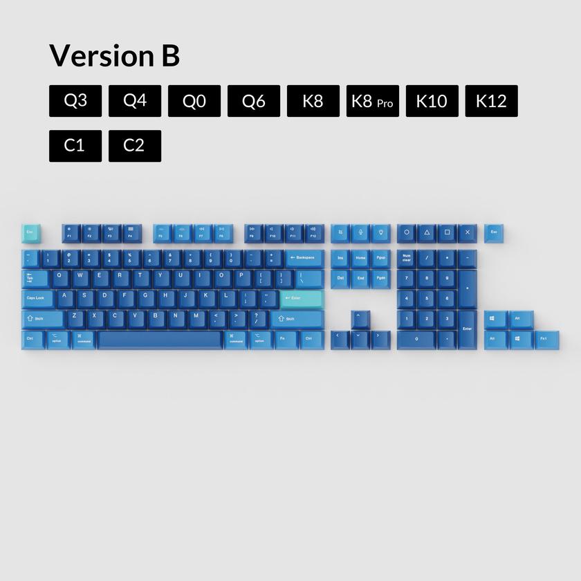 OEM Dye-Sub PBT Keycap Set - Ocean Best Buy