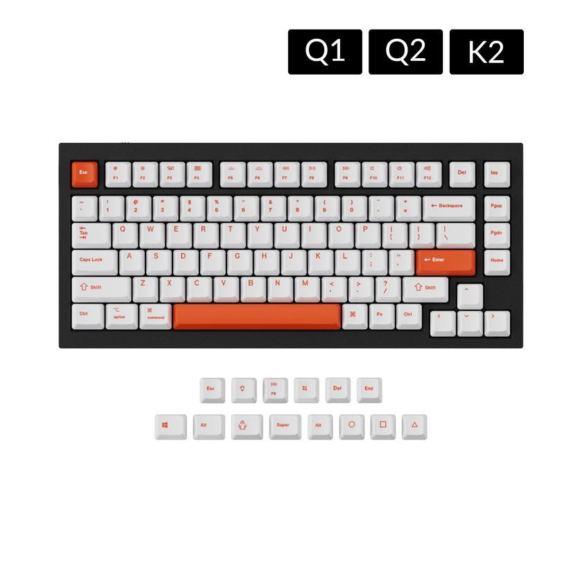 OEM Dye-Sub PBT Keycap Set - Orange Same Day Delivery