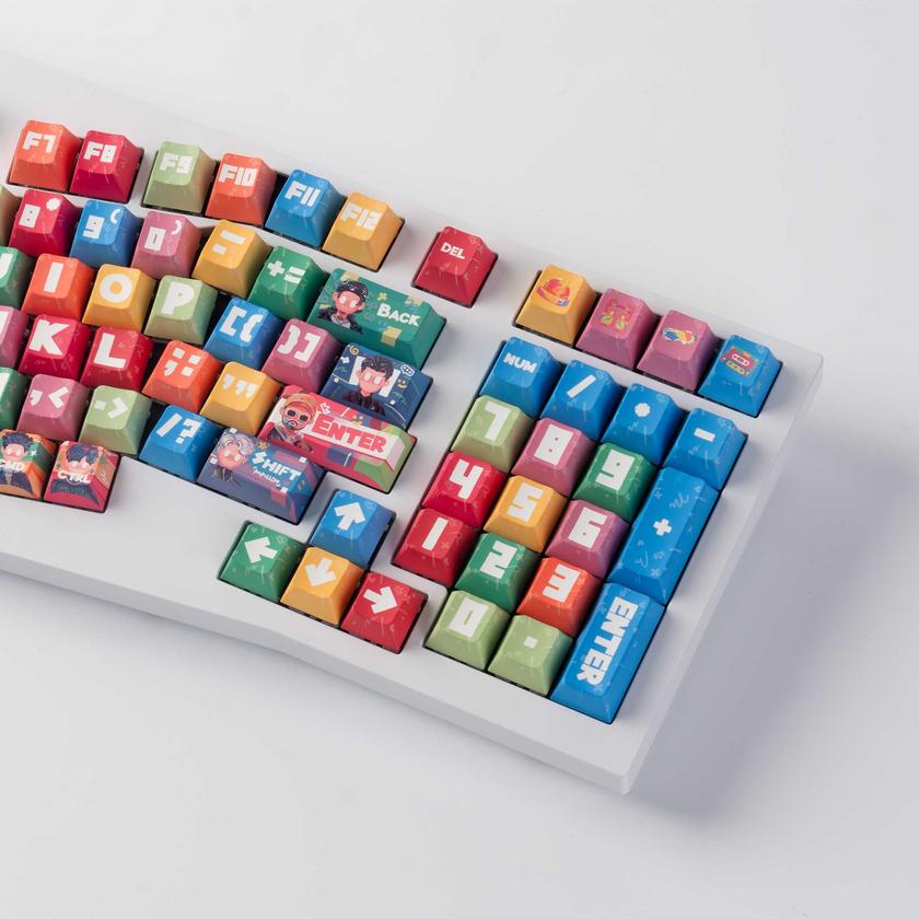 Rapper - Cherry Profile Dye-Sub PBT Full Keycap Set For Sale