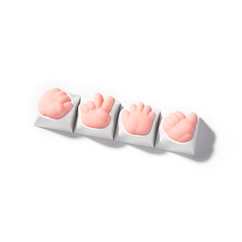 Rock Paper Scissors And Thumbs-Up Artisan Keycap Same Day Delivery