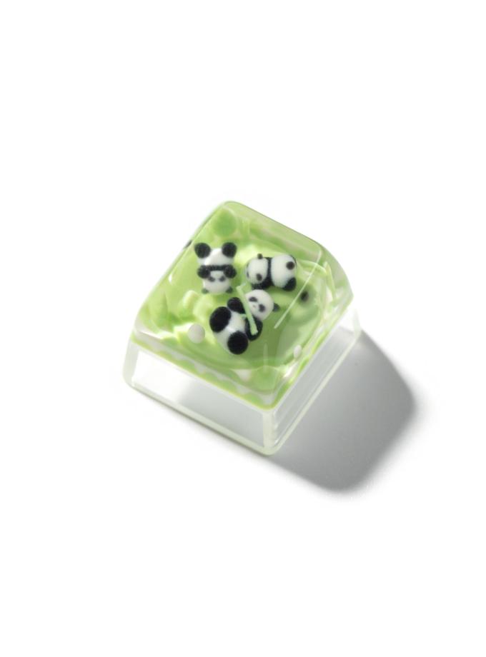 Three Pandas Resin Artisan Keycap Best Seller