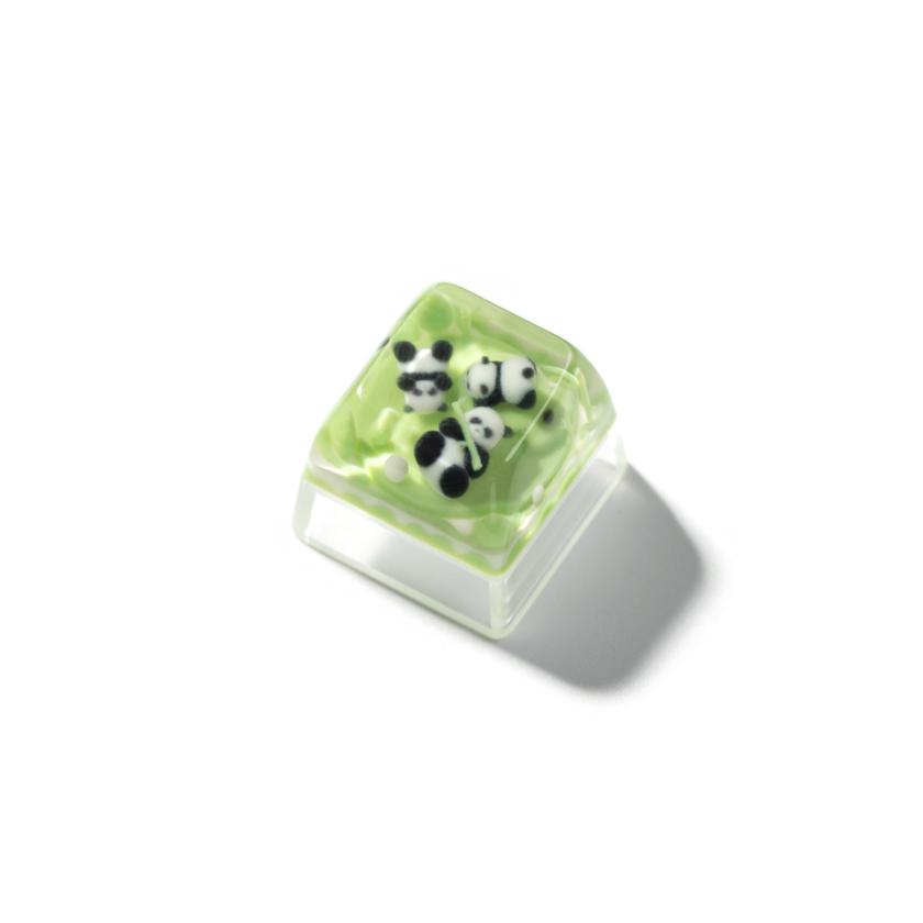 Three Pandas Resin Artisan Keycap Best Seller