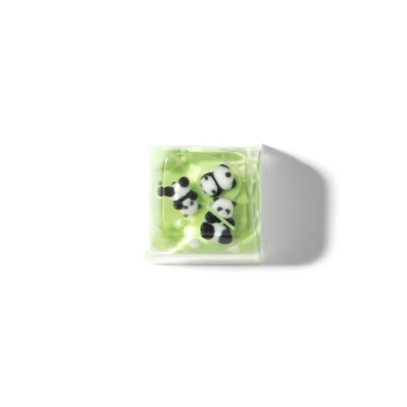 Three Pandas Resin Artisan Keycap Best Seller