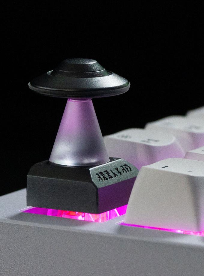 UFO Aluminum Alloy Artisan Keycap On Sale